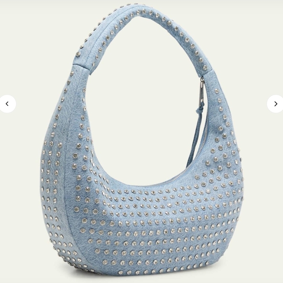 Retrofete Sparkling Blue Denim Shoulder Bag - Picture 5 of 9